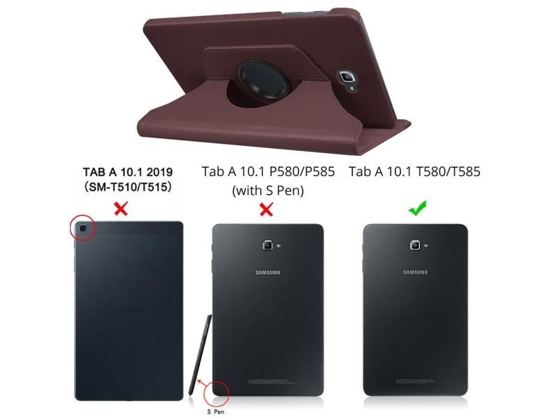 Samsung Galaxy Tab A 10.1 T580/T585 SM-T580/SM-T585 10.1 Inch Tablet Cover Carousel 1