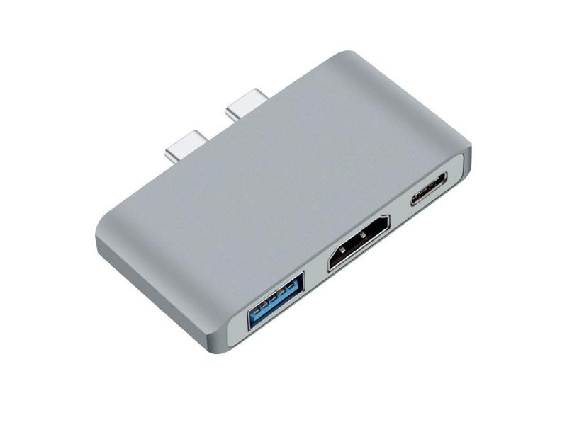 USB C Hub To TF SD Reader Slot Hub 3.0 PD Thunderbolt 3 USB C Hub Adapter For Carousel 1