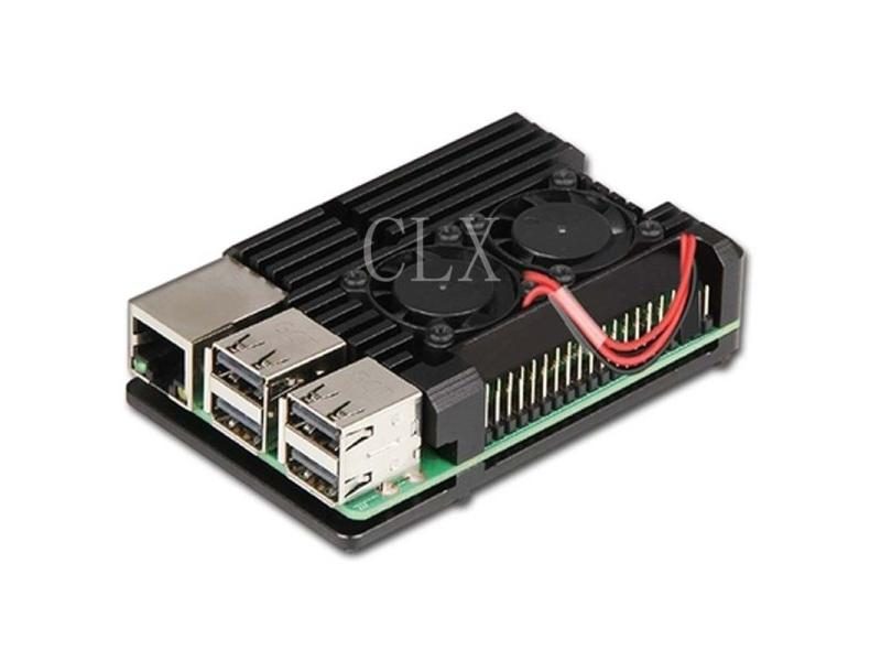 Raspberry Pi 3 Model B / 3B Armor Aluminum Alloy Case Protective Shell Metal Carousel 1