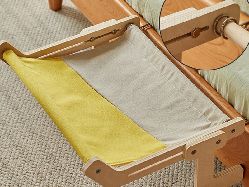 Adjustable Cat Window Perch Cat Hammock Hanging Cat Bed - Grey Yellow Carousel 3