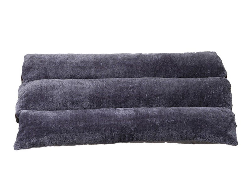 120x80cm Reversible Pet Crate Bed Thick Pet Kennel Cushion Pet Car Seat Pad Grey Carousel 2