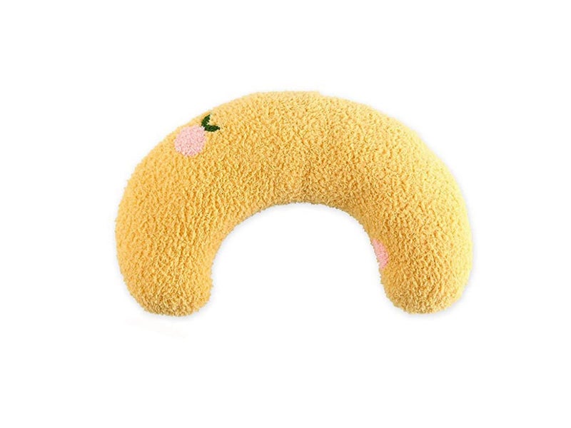 Cat Pillow U Shape Pet Neck Pillow Puppy Dog Naptime Sleeping Pillow Yellow Carousel 3