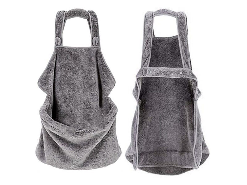 1X Pet Carrier Bag Pet Small Dog Cat Accompany Sleeping Bag Apron with Pocket Carousel 2