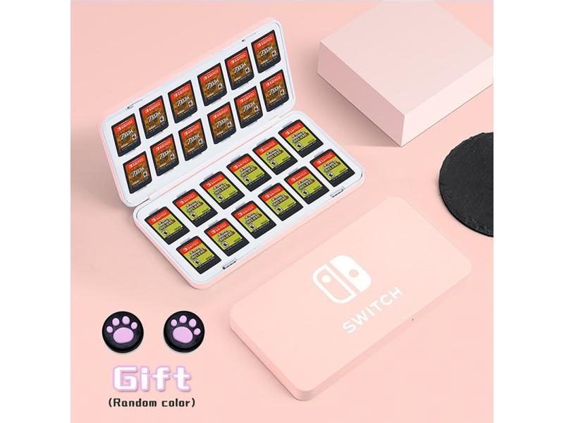 24in1 Card Case Card Cover Storage Case For Switch Game Cards Plastic Magnetic Carousel 1