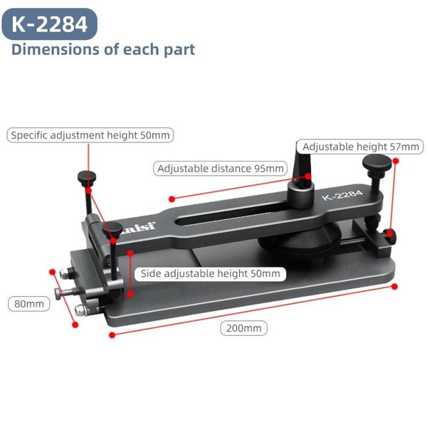 Kaisi k 2284 Universal Unheated Lcd Screen Separator Fixture Carousel 2