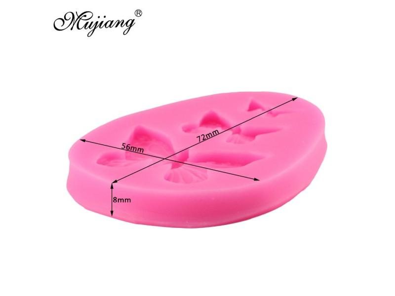 3D Butterfly Silicone Clay Polymer Molds For Cupcake Toppers DIY Tools For Carousel 1