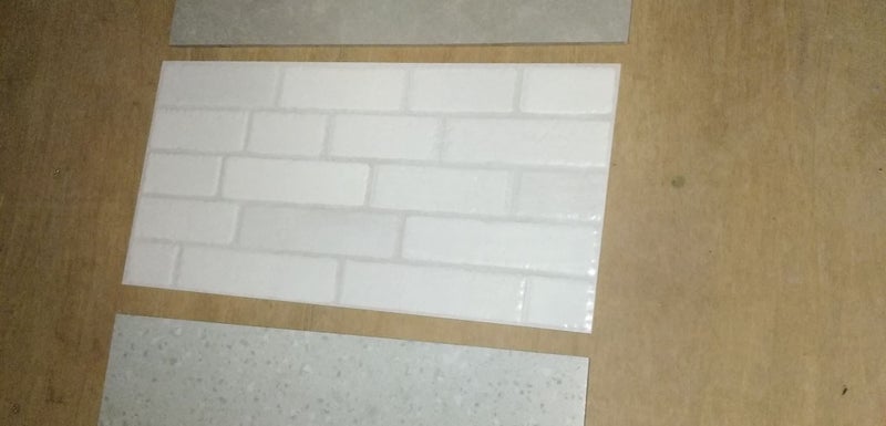 Clearance Temporary Ceramic modern brick white tile model 60*30 Carousel 1