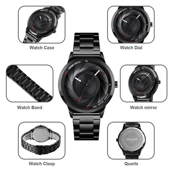 9210 Fashion Trend Men Business Simple Three-Dimenional Surface Waterproof Go... Carousel 2