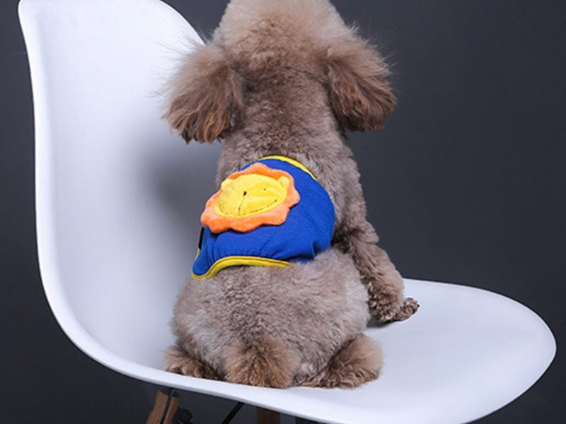 4X L Size Printed Pattern Washable Male Dog Diapers Belly Wrap Band Carousel 2