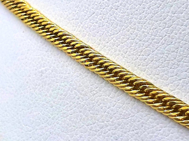 18ct Yellow gold Chain 60cm Carousel 2