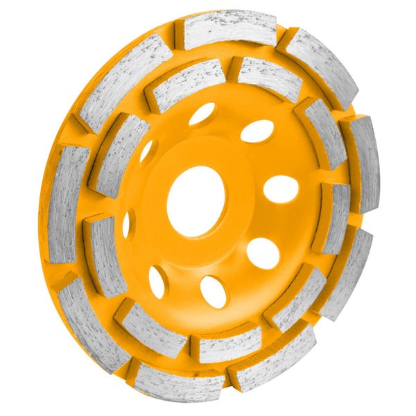 Double Row Cup Grinding Disc 115x22.2mm Carousel 1