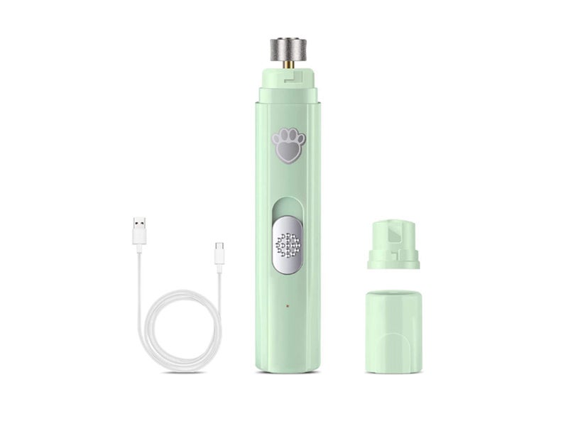 Pet Clipper Dog Cat Nail Claw Grooming Grinder Trimmer Electric Nail File Green Carousel 2