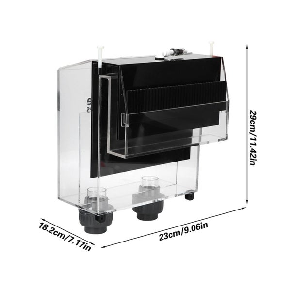 overflow box fish tank overflow box Quality Acrylic Self start Siphon Hang On Carousel 2