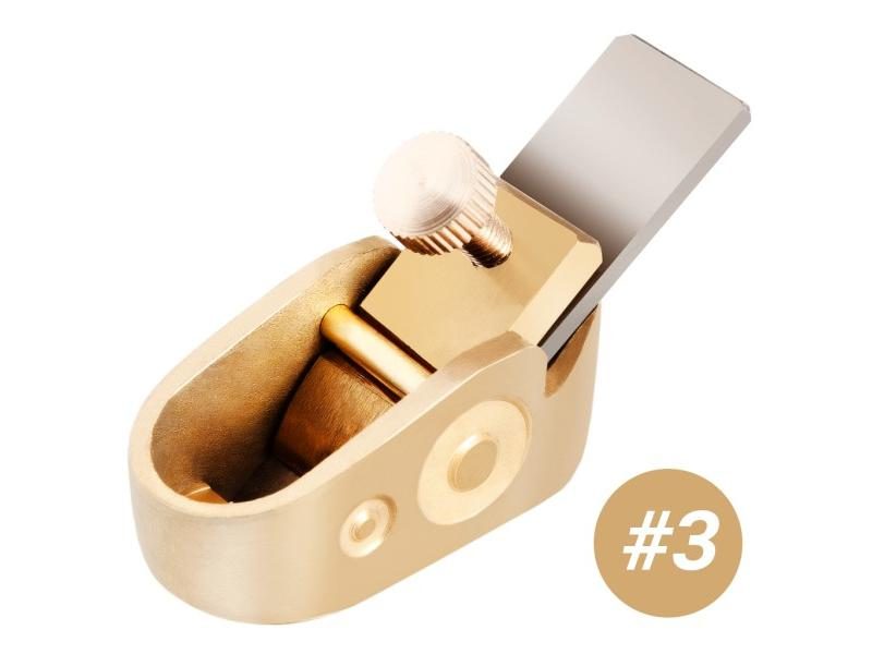 LOMMI Micro Pure Brass Scraper Plane For Violin Making Carousel 1