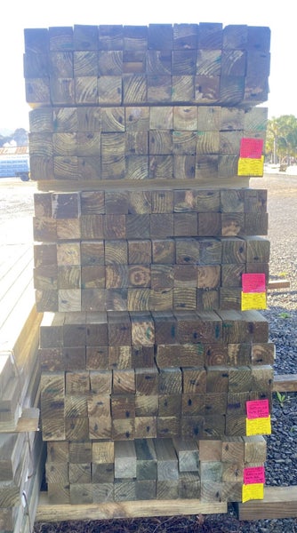 PINE, POSTS, MG, INDUSTRIAL, 90 x 90mm, H4 TREATED - 258.6m - TBT172662863846616961114