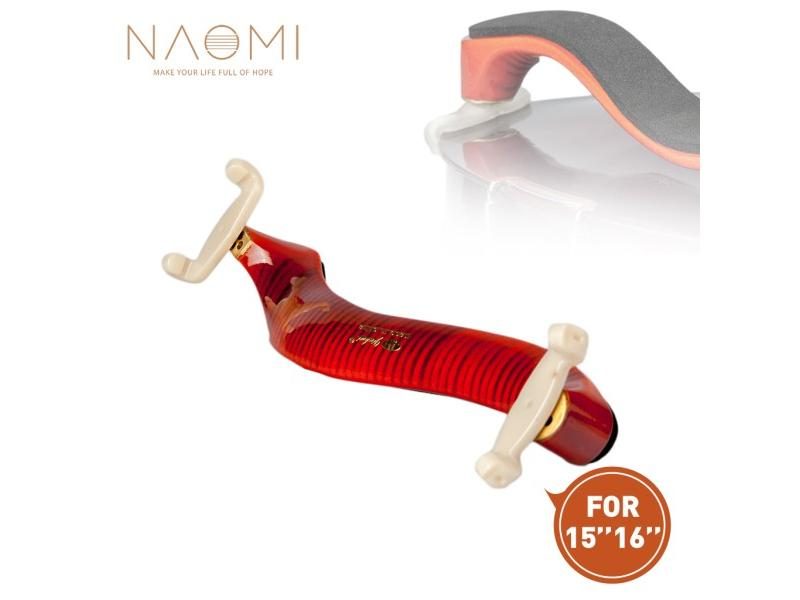 NAOMI Adjustable Viola Shoulder Rest 15'' 16'' Maple Shoulder Rest Adjustable Carousel 1