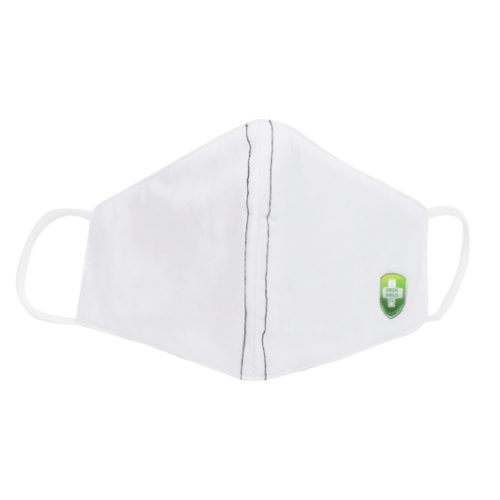 Green Shield Bamboo Face Mask - White Carousel 1