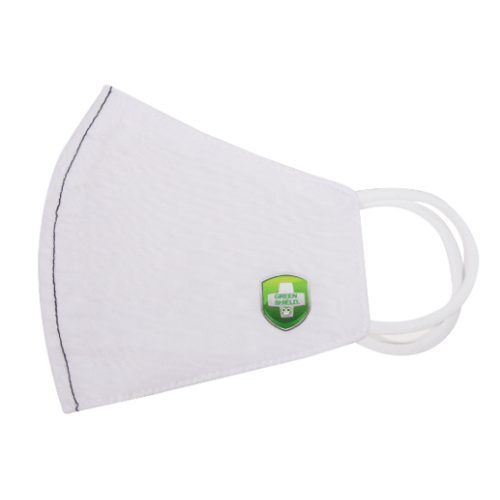 Green Shield Bamboo Face Mask - White Carousel 2