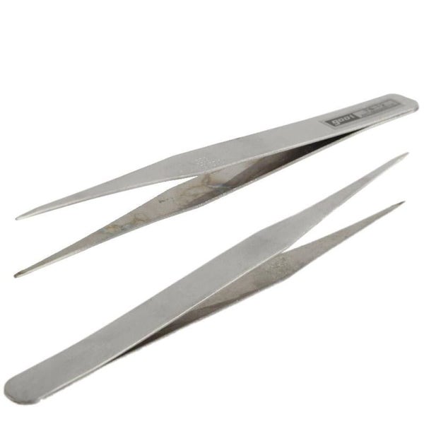 6 Pcs Stainless Steel Ts-10/ 11/ 12/ 13/ 14/ 15 Straight And Angled Tweezerse... Carousel 8