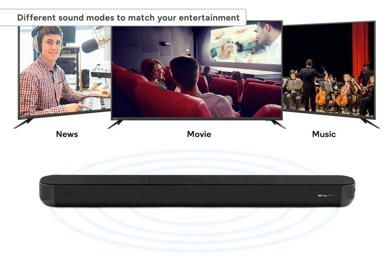 Kogan 5.1.2 Channel 320W Dolby Atmos Soundbar with Subwoofer & Rear Speakers, Carousel 2