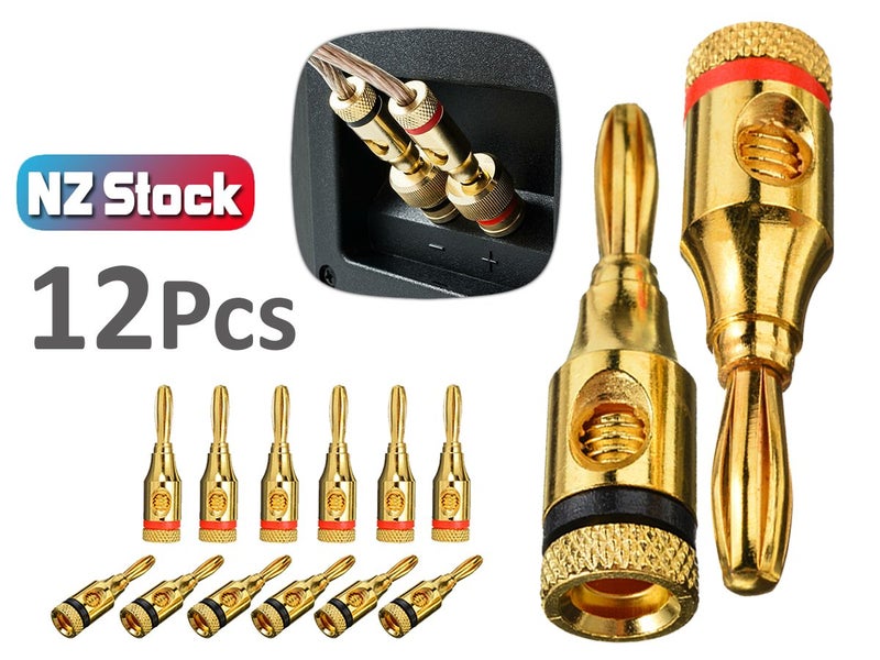 Banana Plugs Audio Speaker Connectors Clearance - Clearance Carousel 1
