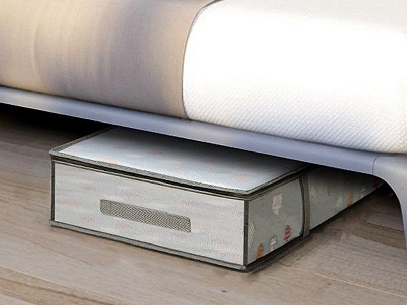 2Pcs Large Capacity Under Bed Storage Container Bag with Handle Closet Organizer Carousel 2