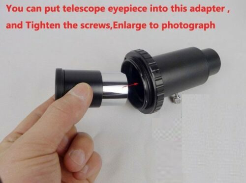 Telescope Extension Tube Adapter 1.25 inch fits Canon EOS Camera Carousel 2