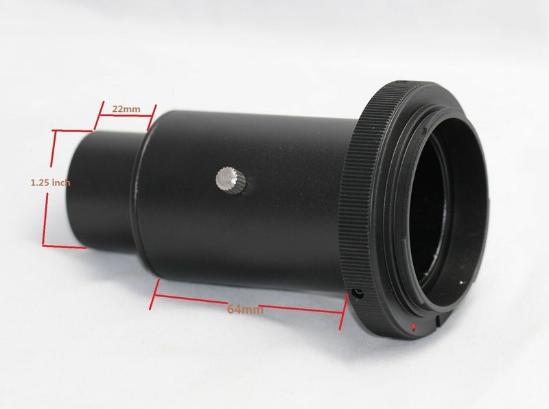 Telescope Extension Tube Adapter 1.25 inch fits Canon EOS Camera Carousel 4
