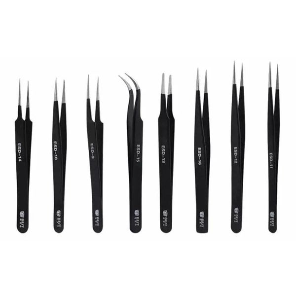 Precision Anti Static Esd Stainless Steel Tweezers Best Bst 10 Carousel 5