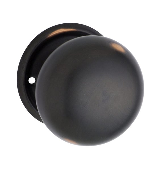 Tradco 1011AC Mortice Knob SB Antique Copper 54mm Carousel 1