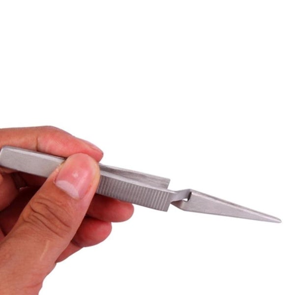Bst F12.5 Stainless Steel Self Closed Straight Laboratory Tweezers Carousel 5