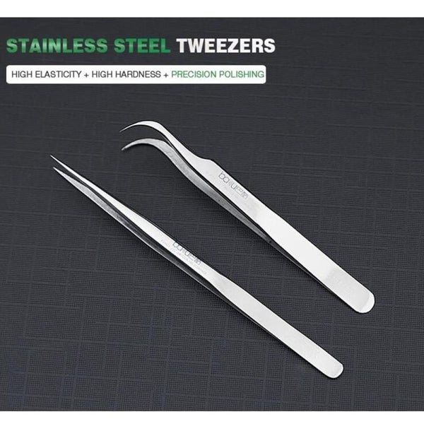 Baku Ba I6 Ss Straight Stainless Steel Tweezers Carousel 4