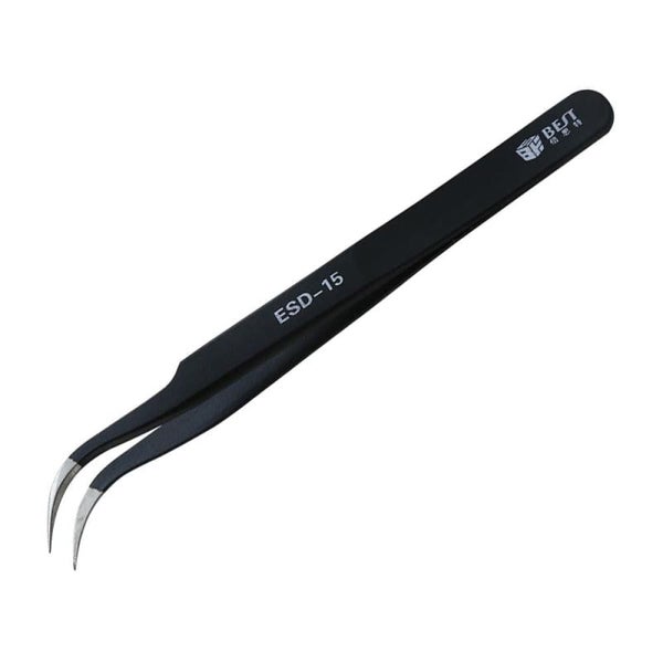 Precision Anti Static Esd Stainless Steel Tweezers Best Bst 15 Carousel 1