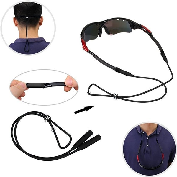 NEW 1PC Adjustable Silicone Eyeglasses Strap Cord And Anti-slip Holder Carousel 1