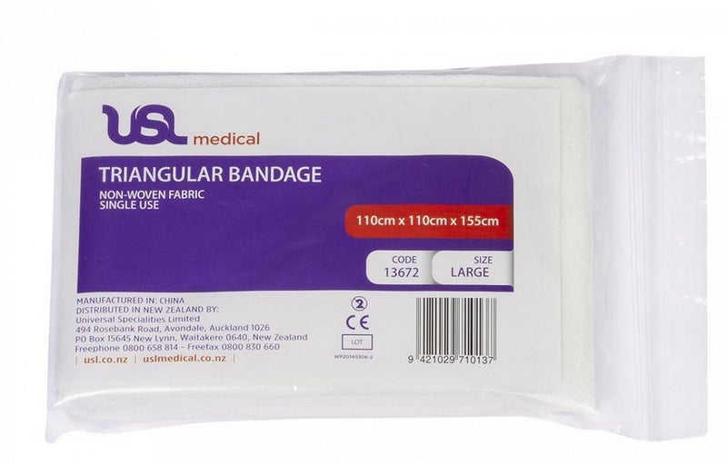 First Aid - Trianglular Bandage Large 2pk Carousel 1
