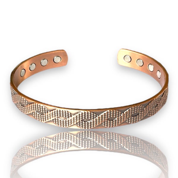 Copper band 100% solid Copper band 8 Magnets Eternity twist Carousel 1