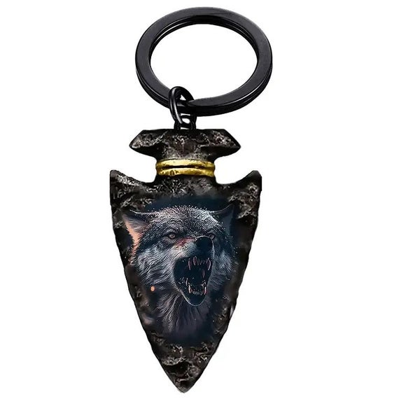 Gothic Lone Wolf Keychain - NEW64463619910531110