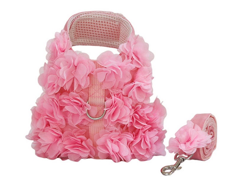 2X Pet Dog Harness Pet Vest with Leash Set Small Carousel 3