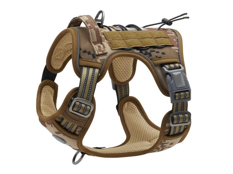 No Pull Pet Dog Harness Reflective Pet Training Vest with Handle Camo L Size Carousel 2