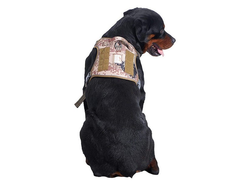 No Pull Pet Dog Harness Reflective Pet Training Vest with Handle Camo L Size Carousel 3