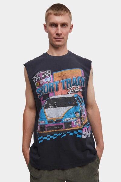 Nascar Short Track Racing Muscle in Black Carousel 1
