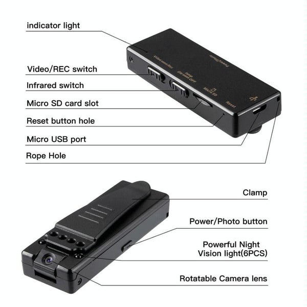 Hd 1080p Pen Camera With Clip Carousel 11