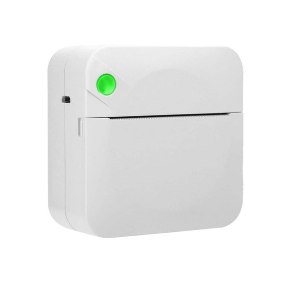 Portable Mini Printer White - Inkless Bluetooth Phone Pocket Thermal Printing Carousel 1