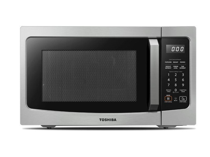 34L TOSHIBA Microwave Oven with Turntable - 10 Auto Menus - 1100W S/S Carousel 1