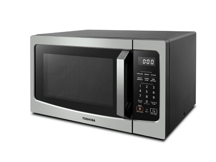 34L TOSHIBA Microwave Oven with Turntable - 10 Auto Menus - 1100W S/S Carousel 2