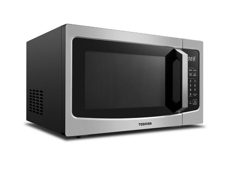 34L TOSHIBA Microwave Oven with Turntable - 10 Auto Menus - 1100W S/S Carousel 5