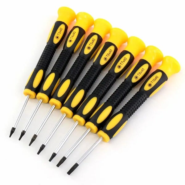7pcs Torx Screwdriver Bit Set T3 T4 T5 T6 T7 T8 T10 Mini Hexagon Screwdri CHK29M Carousel 1