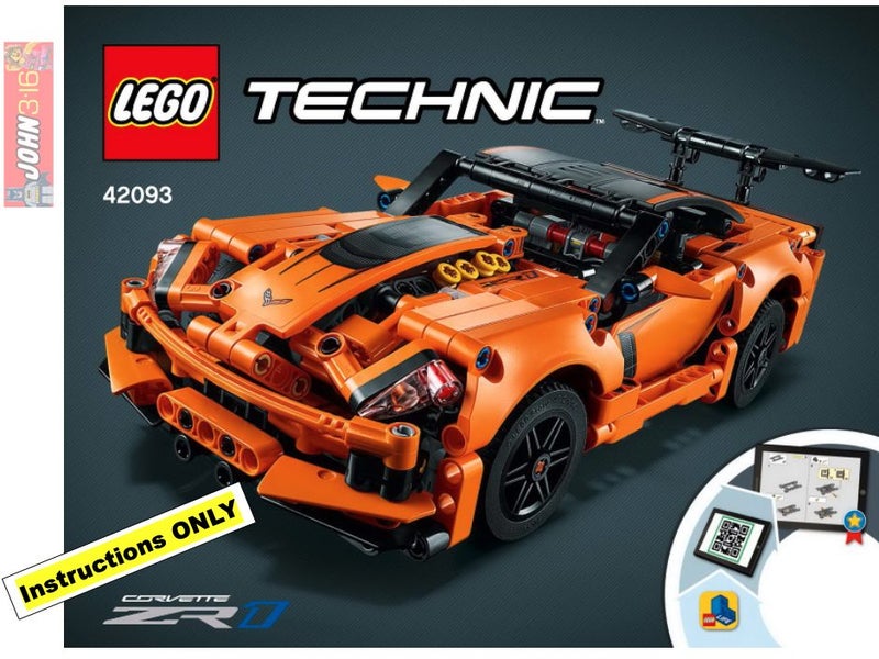 ** LEGO INSTRUCTIONS ** FOR TECHNIC SET #42093 CHEVROLET CORVETTE ZR1 Carousel 1