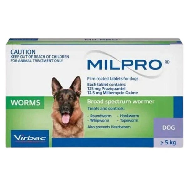 Milpro Dog Worm Tablet - Flavoured (Per Tablet) Carousel 1