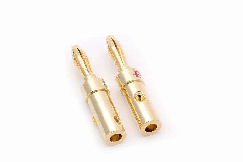 Gold-plated copper banana plugs x8 Carousel 1